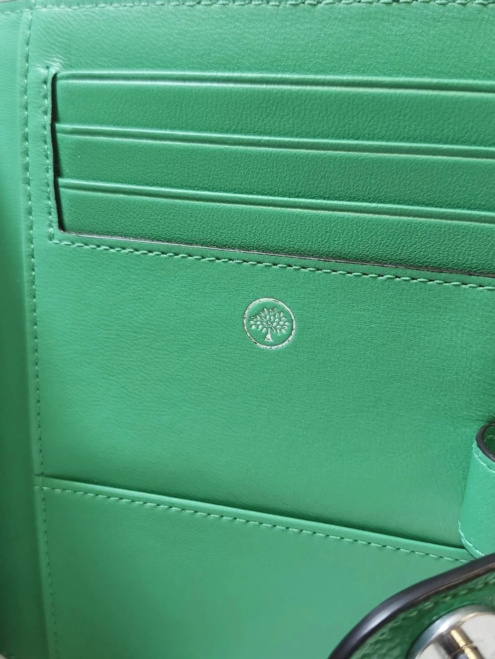 Mulberry Postman's Lock Agenda book Diary Green NEW